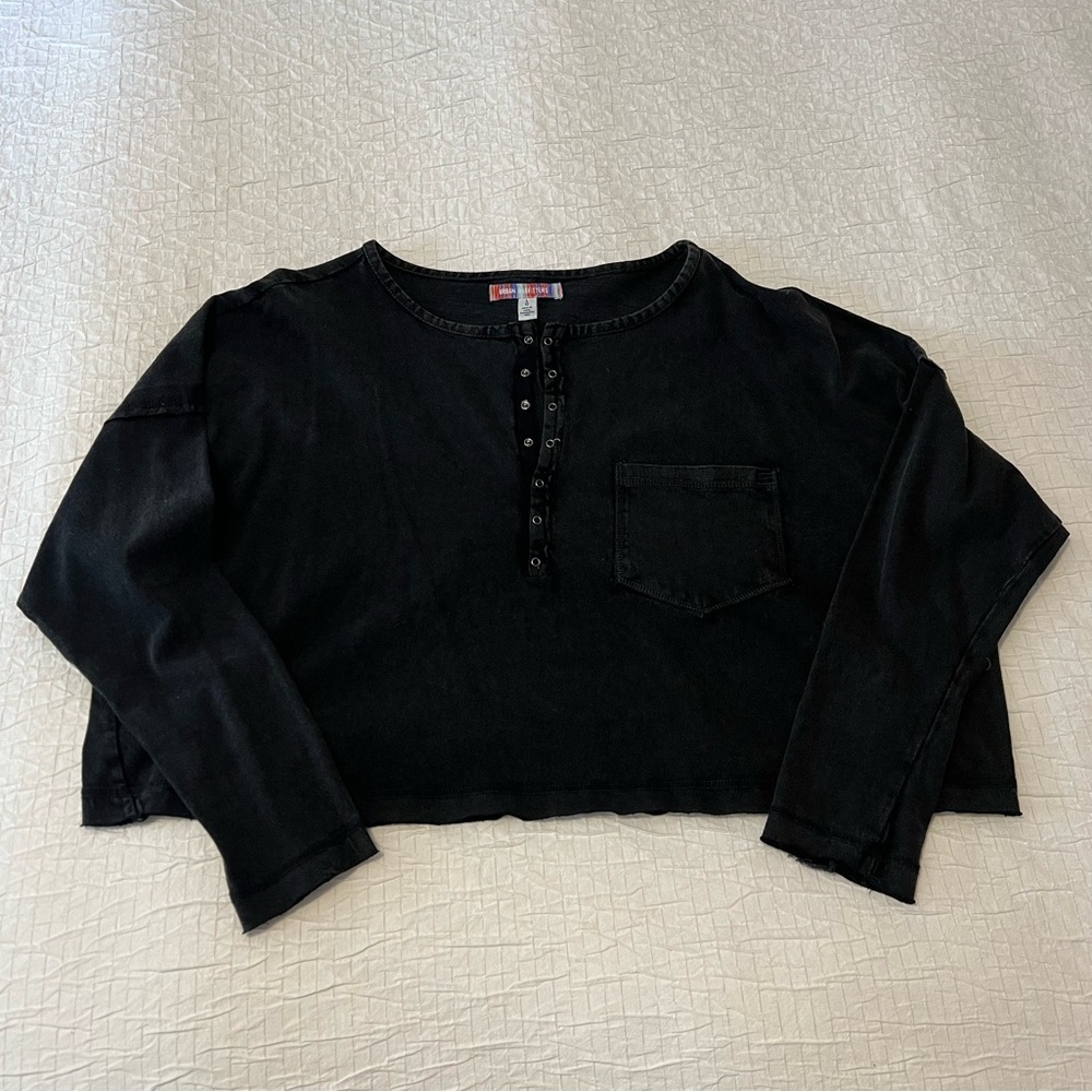 Urban Outfitters Dolman Sleeve Henley Top